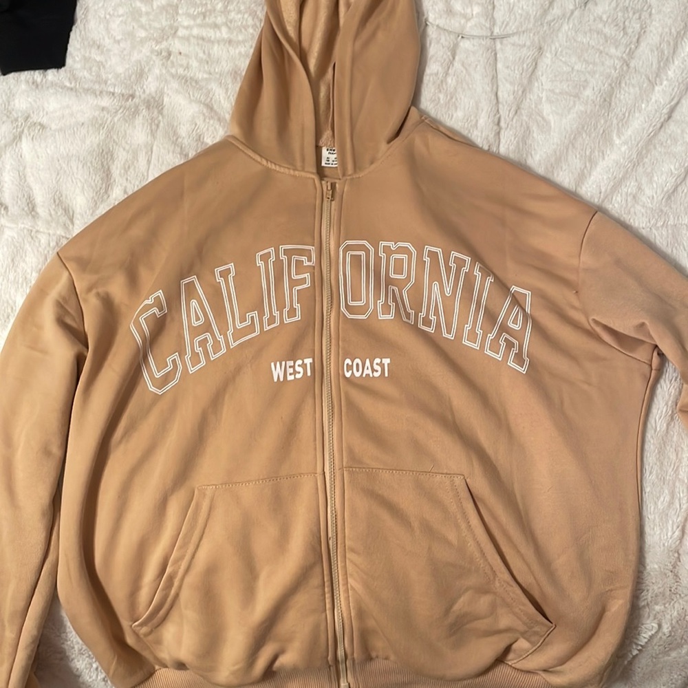 beige shein jacket